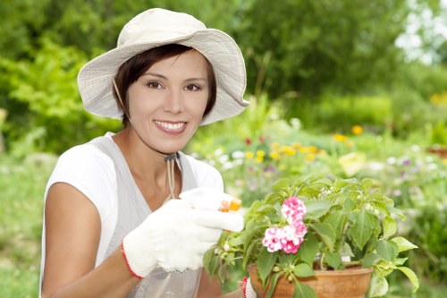 Garden service booking confirmation and schedule details